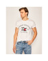 Tommy Hilfiger Тишърт Folded Flag Tee MW0MW13349 Бял Regular Fit - Pepit.bg