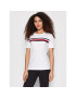 Tommy Hilfiger Тишърт Gbl Stp WW0WW33021 Бял Regular Fit - Pepit.bg