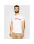 Tommy Hilfiger Тишърт Global Stripe Chest Tee MW0MW16572 Бял Regular Fit - Pepit.bg