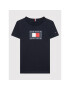 Tommy Hilfiger Тишърт Global Stripe Flag KB0KB07602 Тъмносин Regular Fit - Pepit.bg