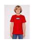 Tommy Hilfiger Тишърт Graphic KB0KB06518 D Червен Regular Fit - Pepit.bg