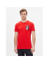 Tommy Hilfiger Тишърт H Emblem Tee MW0MW33687 Червен Slim Fit - Pepit.bg