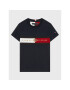 Tommy Hilfiger Тишърт Icon Insert KB0KB07528 D Тъмносин Regular Fit - Pepit.bg