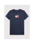 Tommy Hilfiger Тишърт KB0KB07282 Тъмносин Regular Fit - Pepit.bg