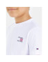 Tommy Hilfiger Тишърт KB0KB08626 S Бял Regular Fit - Pepit.bg