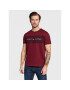 Tommy Hilfiger Тишърт Logo Flag UM0UM01170 Бордо Regular Fit - Pepit.bg