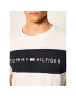 Tommy Hilfiger Тишърт Logo Flag UM0UM01170 Бял Regular Fit - Pepit.bg