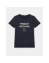 Tommy Hilfiger Тишърт Logo KB0KB08671 D Тъмносин Regular Fit - Pepit.bg