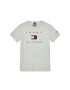 Tommy Hilfiger Тишърт Logo Tee KB0KB06523 D Сив Regular Fit - Pepit.bg