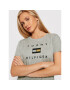 Tommy Hilfiger Тишърт Lurex Emb C-Nk Tee WW0WW32781 Сив Regular Fit - Pepit.bg