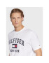 Tommy Hilfiger Тишърт Modern Varsity MW0MW28218 Бял Regular Fit - Pepit.bg