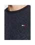 Tommy Hilfiger Тишърт Monogram MW0MW28940 Тъмносин Regular Fit - Pepit.bg