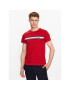 Tommy Hilfiger Тишърт Monotype Chest Stripe MW0MW32119 Червен Slim Fit - Pepit.bg