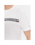 Tommy Hilfiger Тишърт Monotype MW0MW33688 Бял Regular Fit - Pepit.bg