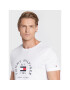 Tommy Hilfiger Тишърт MW0MW27909 Бял Slim Fit - Pepit.bg