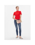 Tommy Hilfiger Тишърт New Cody Slim Crop Mock-Nk WW0WW40586 Червен Slim Fit - Pepit.bg