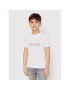 Tommy Hilfiger Тишърт Over Print KB0KB07015 D Бял Regular Fit - Pepit.bg