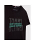 Tommy Hilfiger Тишърт Over Print KB0KB07015 D Черен Regular Fit - Pepit.bg