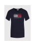 Tommy Hilfiger Тишърт Regular Flag C-nk WW0WW31771 Тъмносин Regular Fit - Pepit.bg