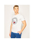 Tommy Hilfiger Тишърт Round Naval Tee MW0MW13334 Бял Regular Fit - Pepit.bg