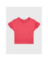 Tommy Hilfiger Тишърт Ruffle KG0KG07101 M Розов Regular Fit - Pepit.bg