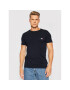 Tommy Hilfiger Тишърт Stretch Corp Tee MW0MW18737 Тъмносин Slim Fit - Pepit.bg