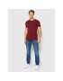 Tommy Hilfiger Тишърт Stretch MW0MW10800 Бордо Slim Fit - Pepit.bg