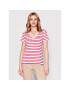 Tommy Hilfiger Тишърт Stripe WW0WW27725 Червен Slim Fit - Pepit.bg