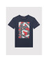 Tommy Hilfiger Тишърт Tape Artwork KB0KB07463 D Тъмносин Regular Fit - Pepit.bg