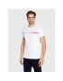 Tommy Hilfiger Тишърт Two Tone Chest Stripe MW0MW27912 Бял Slim Fit - Pepit.bg