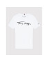 Tommy Hilfiger Тишърт Unisex Script KS0KS00174 D Бял Regular Fit - Pepit.bg