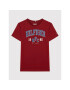 Tommy Hilfiger Тишърт Varsity KB0KB07021 Бордо Regular Fit - Pepit.bg