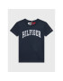 Tommy Hilfiger Тишърт Varsity KB0KB07600 Тъмносин Regular Fit - Pepit.bg