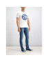 Tommy Hilfiger Тишърт Wcc Coin Scene Tee MW0MWI0842 Бял Regular Fit - Pepit.bg