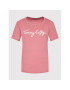 Tommy Hilfiger Тишърт WW0WW28682 Розов Regular Fit - Pepit.bg