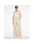 Tommy Hilfiger Тишърт WW0WW37878 Екрю Regular Fit - Pepit.bg