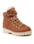 Tommy Hilfiger Туристически oбувки Leather Outdoor Flat Boot FW0FW06822 Кафяв - Pepit.bg