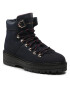 Tommy Hilfiger Туристически oбувки Nubuck Outdoor Flat Boot FW0FW06724 Тъмносин - Pepit.bg