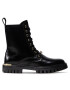 Tommy Hilfiger Туристически oбувки Polished Leather Lace Up Boot FW0FW06008 Черен - Pepit.bg