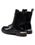 Tommy Hilfiger Туристически oбувки Polished Leather Lace Up Boot FW0FW06008 Черен - Pepit.bg