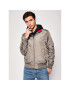 Tommy Hilfiger Яке бомбър Stripe Rib MW0MW12230 Сив Regular Fit - Pepit.bg