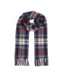 Tommy Hilfiger Зимен шал Th Monogram Tartan Scarf AM0AM11984 Син - Pepit.bg