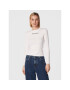 Tommy Jeans Блуза Baby Serif Linear DW0DW14363 Бял Regular Fit - Pepit.bg