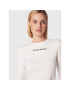 Tommy Jeans Блуза Baby Serif Linear DW0DW14363 Бял Regular Fit - Pepit.bg