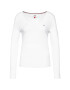 Tommy Jeans Блуза Embroidery DW0DW09101 Бял Regular Fit - Pepit.bg