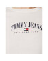 Tommy Jeans Блуза Essential Logo DW0DW14911 Бял Regular Fit - Pepit.bg