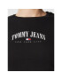 Tommy Jeans Блуза Essential Logo DW0DW14911 Черен Regular Fit - Pepit.bg