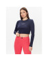 Tommy Jeans Блуза Essential Logo DW0DW15443 Тъмносин Cropped Fit - Pepit.bg