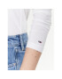 Tommy Jeans Блуза Serif Linear DW0DW14363 Бял Regular Fit - Pepit.bg