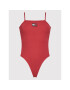 Tommy Jeans Боди Badge Strap DW0DW11753 Червен Slim Fit - Pepit.bg